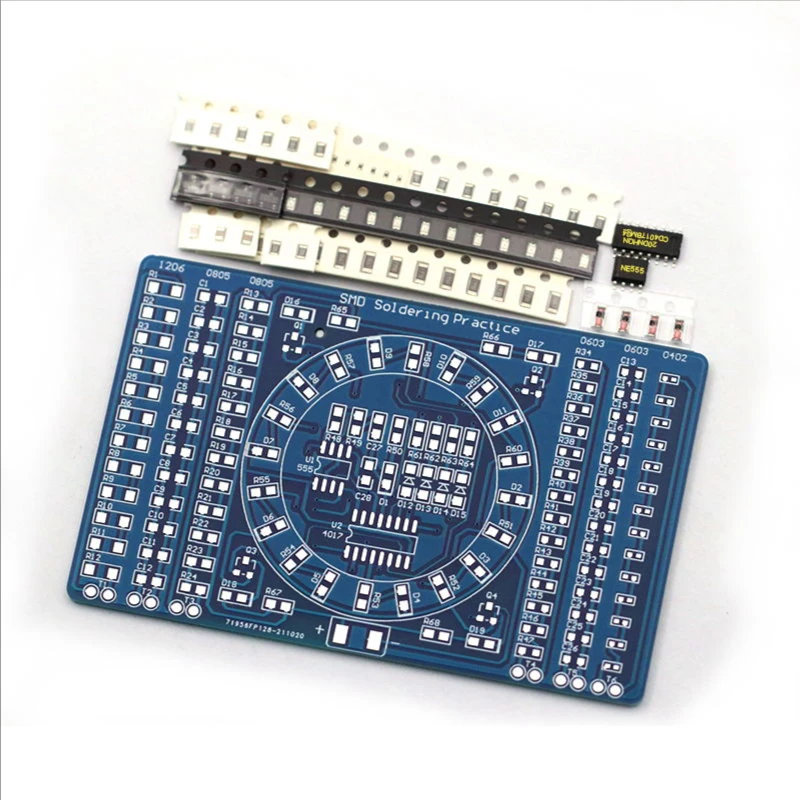 Diy Electronics Kids - SMT SMD Electronic Component Welding Practice