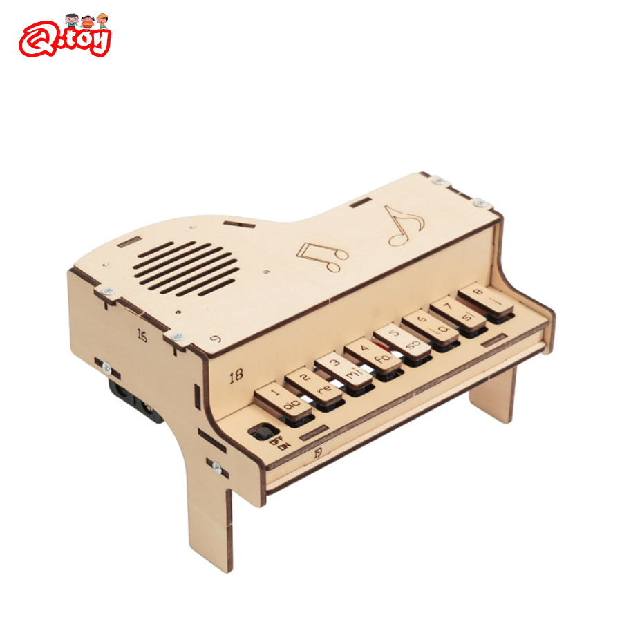 DIY Wooden Electronic Piano Mo - огляд і ціна Diy Electronics Kids