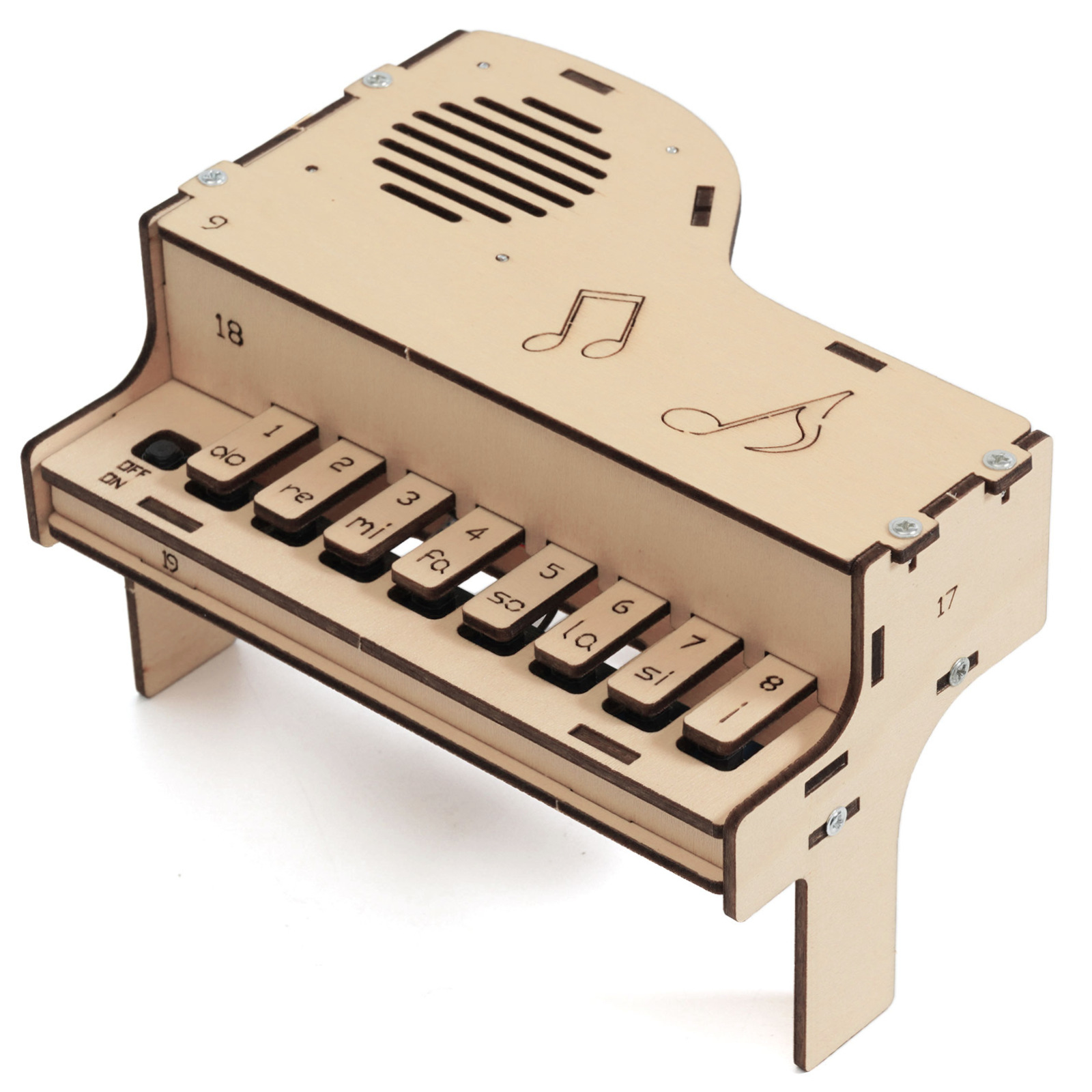 DIY Wooden Electronic Piano Mo - огляд і ціна Diy Electronics Kids