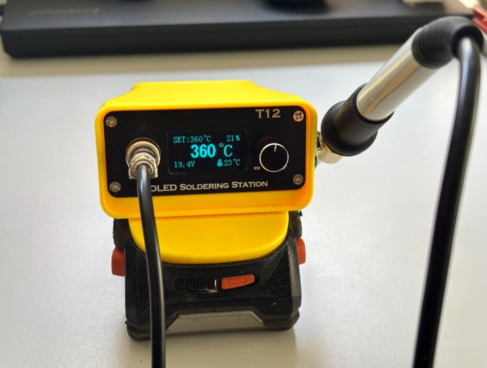 T12 Cordless Soldering Iron Fo - огляд і ціна Diy Electronics Bench
