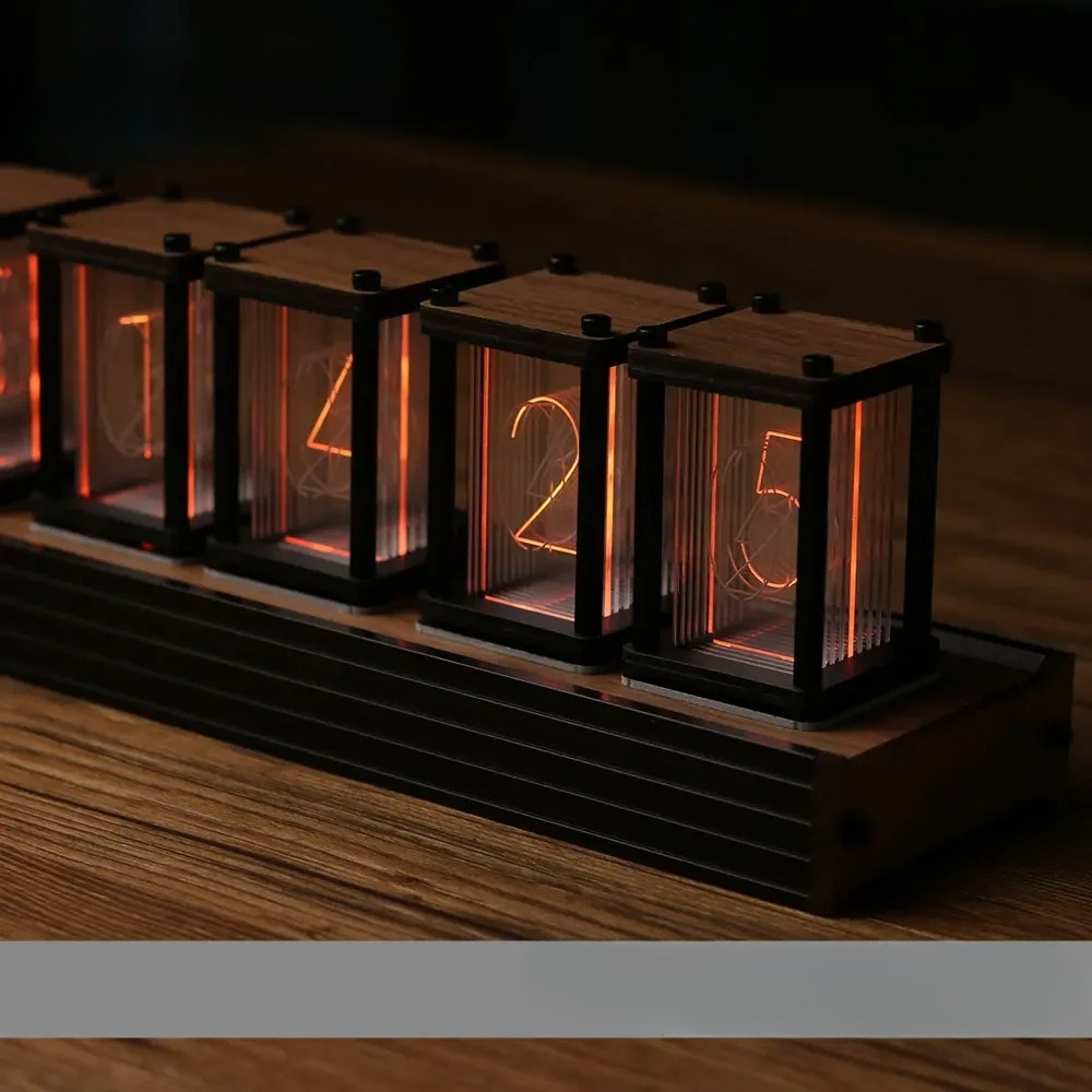 RGB Nixie Tube Clock DIY Table - огляд і ціна Diy Electronics Table
