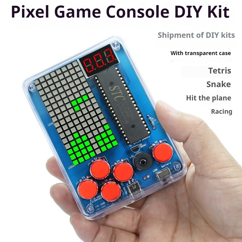 Pixel Game Machine Production  - огляд і ціна Diy Electronics Game