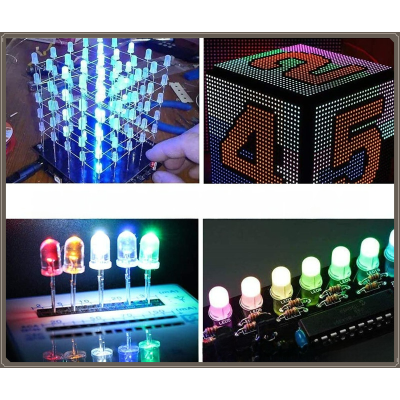 400PCS 3mm Dual-Pin LED Diodes - огляд і ціна R/Diy Electronics