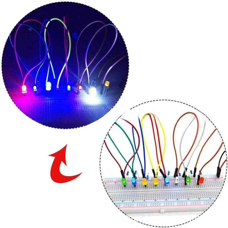 400PCS 3mm Dual-Pin LED Diodes - огляд і ціна R/Diy Electronics