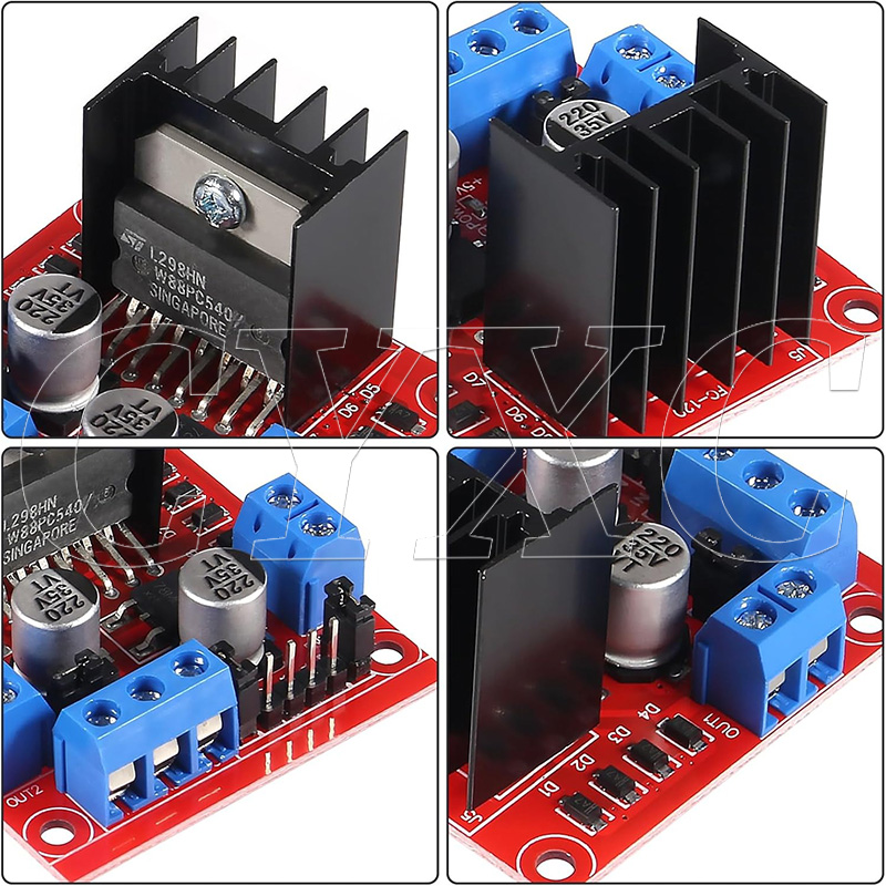 1-10PCS L298N Stepper Motor Dr - огляд і ціна L298N Motor Driver