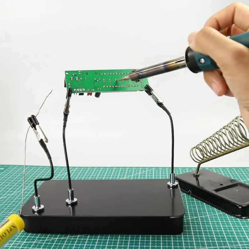 Magnetic PCB Holder Soldering  - огляд і ціна Diy Box Electronics Mall