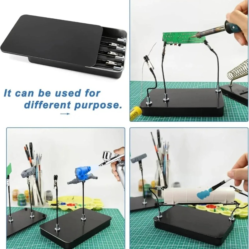 Magnetic PCB Holder Soldering  - огляд і ціна Diy Box Electronics Mall