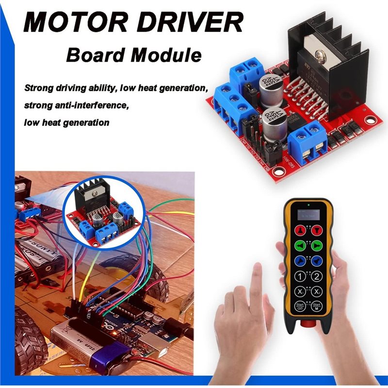 AEE7-4 Pcs L298N Motor Driver  - огляд і ціна L298N Motor Driver