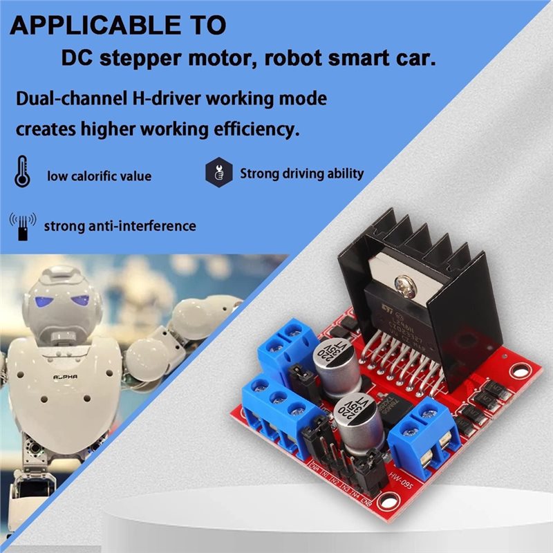 AEE7-4 Pcs L298N Motor Driver  - огляд і ціна L298N Motor Driver
