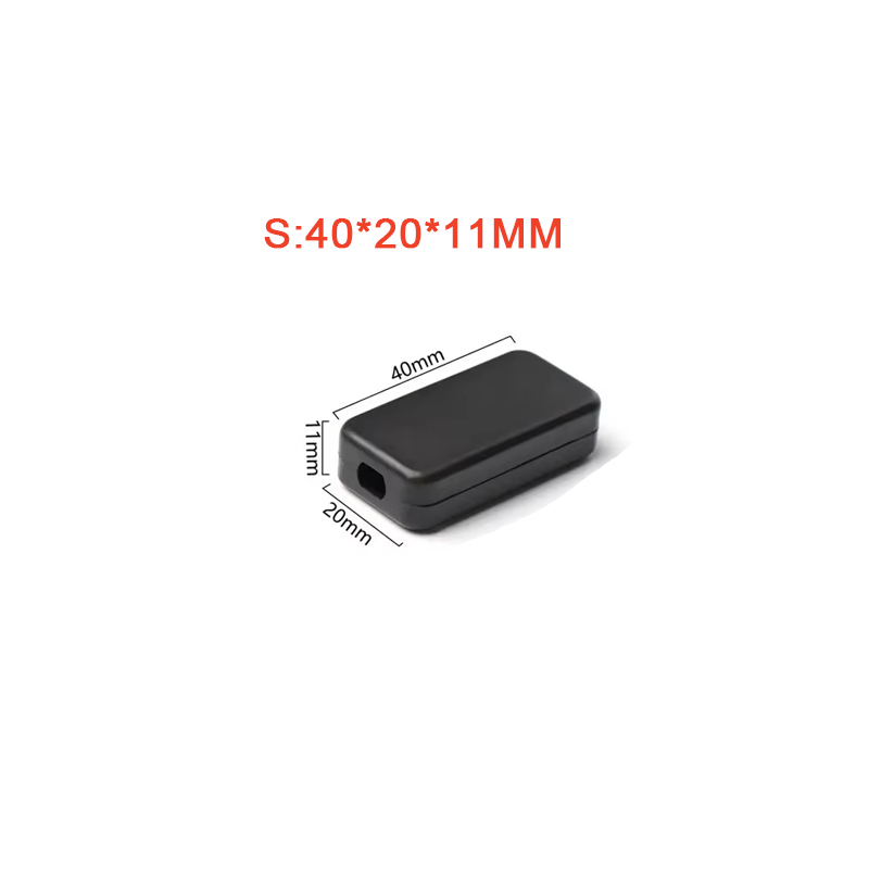 2PCS Plastic Waterproof Black  - огляд і ціна Diy Box Electronics Mall