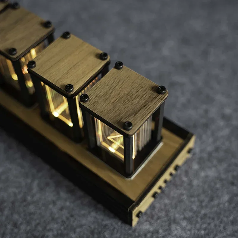 Luxury Nixie Glow Tube Clock W - огляд і ціна Diy Electronics Table