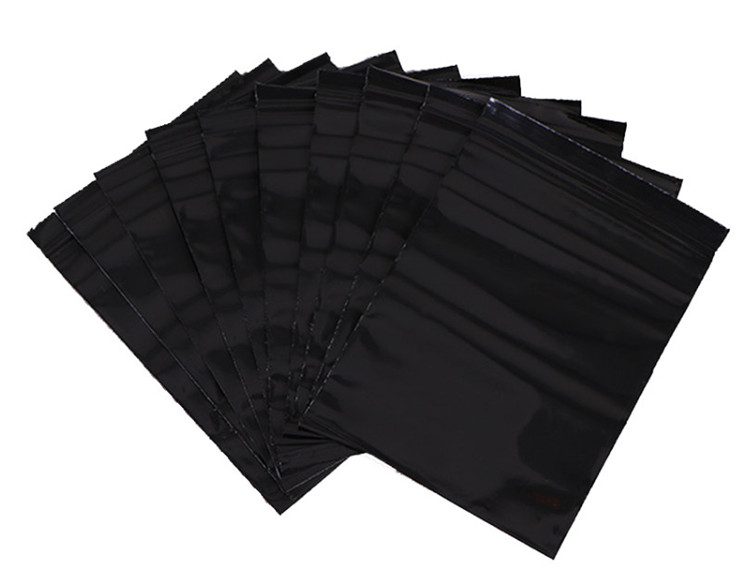 100PCS Black PE Plastic Ziploc - огляд і ціна Diy Electronics Logo