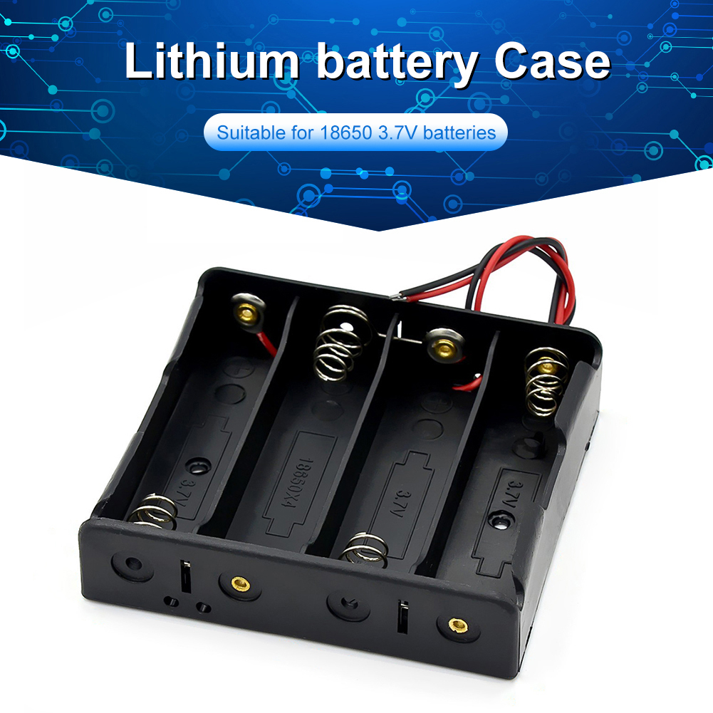 18650 Battery Storage Box Case - огляд і ціна Diy Electronics Case