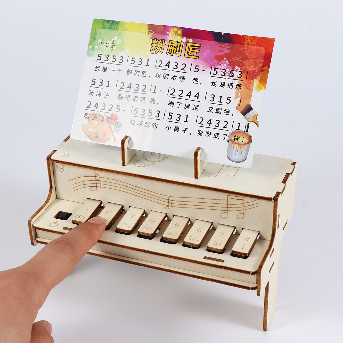 DIY Wooden Electronic Piano Mo - огляд і ціна Diy Electronics Kids