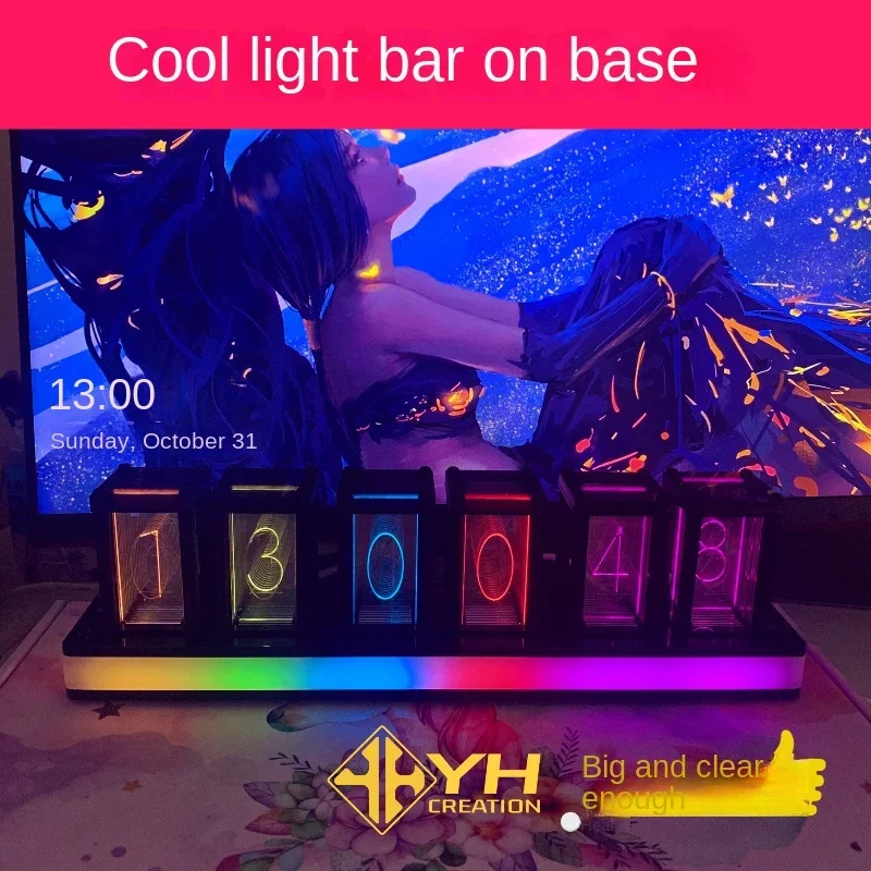 Led Table Clock Digital Silent - огляд і ціна Diy Electronics Table