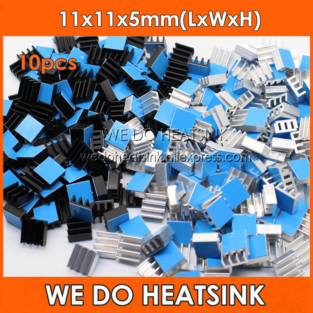 WE DO HEATSINK 10pcs Aluminum  - огляд і ціна Diy Electronics For Home