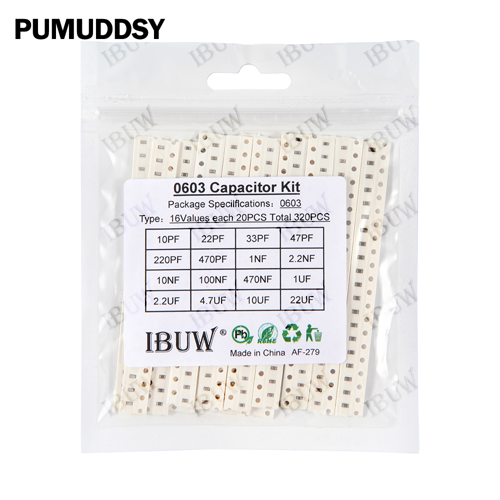 0402 0603 0805 1206 SMD Cerami - огляд і ціна Capacitor Kit Assortment