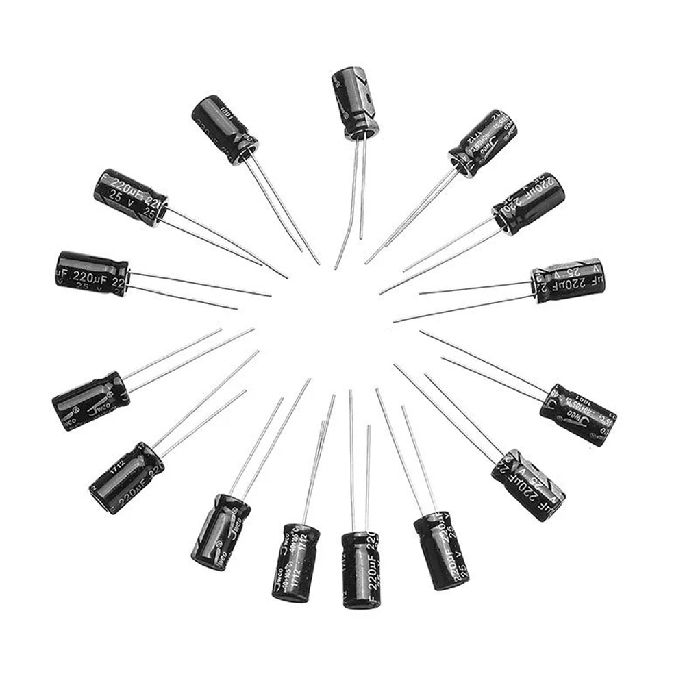 24 Kinds 500Pcs Electrolytic C - огляд і ціна Capacitor Kit Assortment