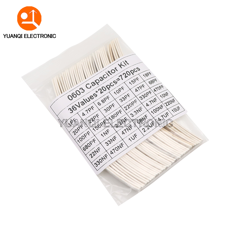 320PCS 720PCS 0603 0805 1206 S - огляд і ціна Capacitor Kit Assortment