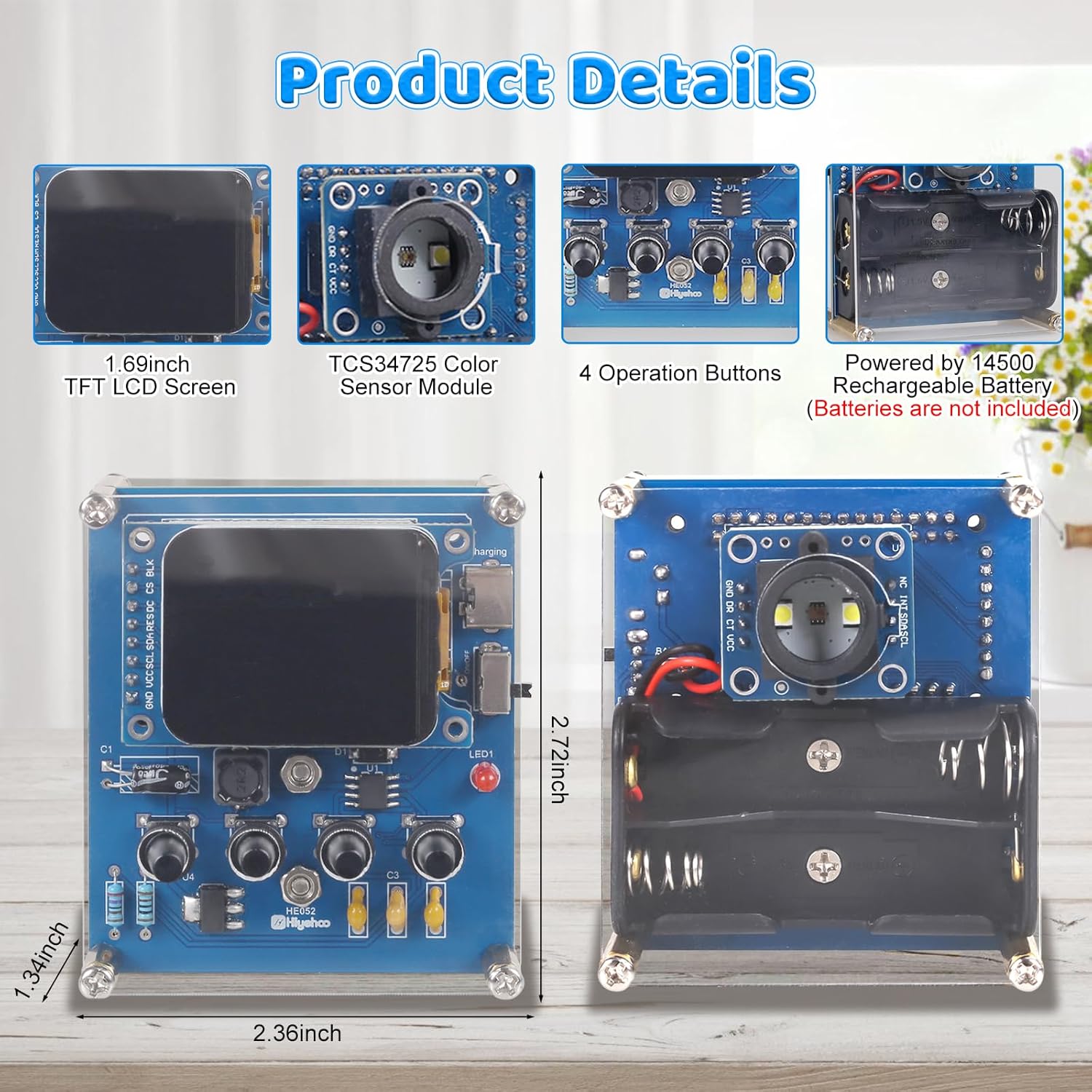 DIY Color Recognition Solderin - огляд і ціна Diy Electronics Kids