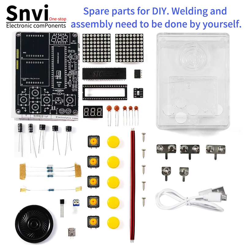 Snvi DIY Pixel Game Console Ki - огляд і ціна Diy Electronics Game