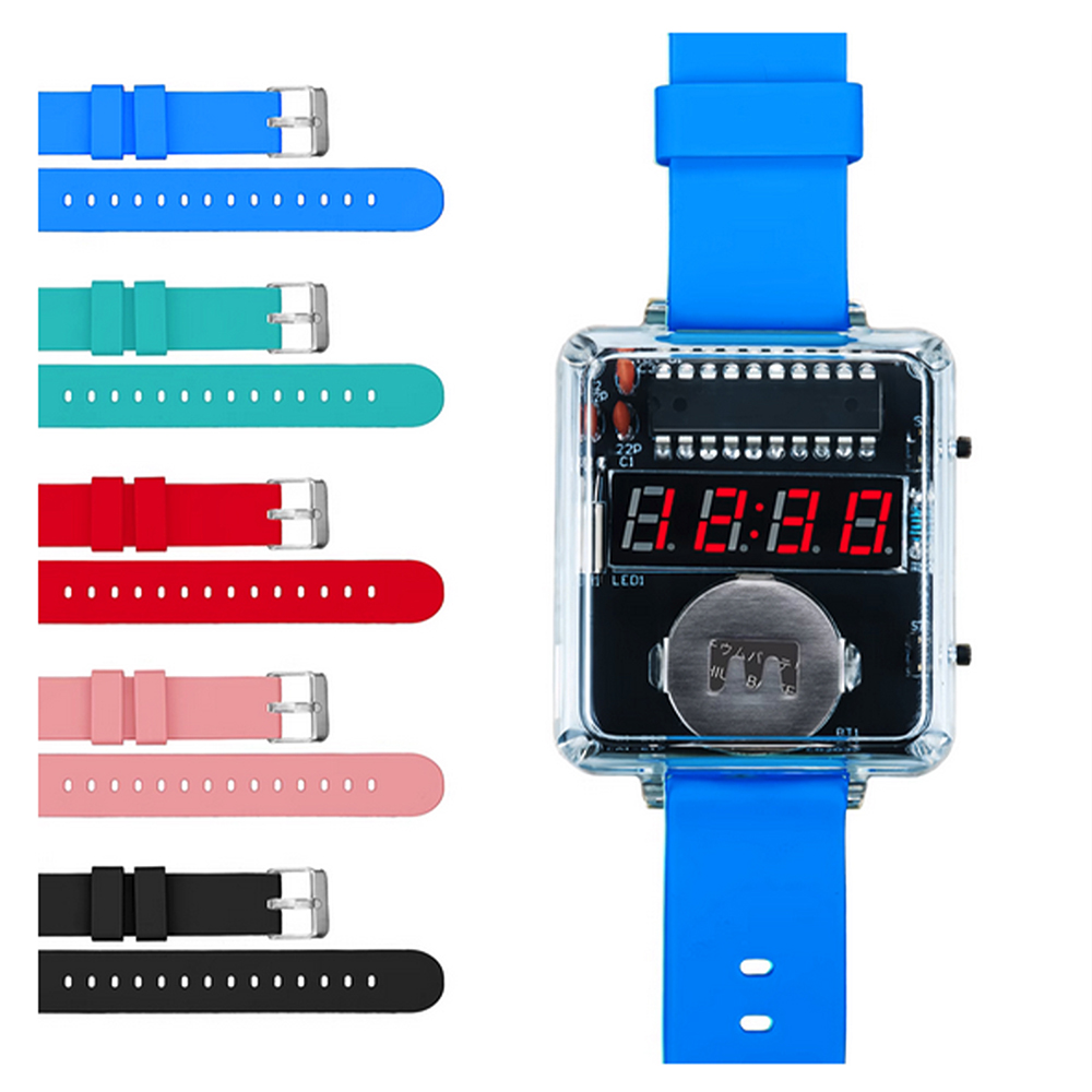 DIY Electronic Watch Kit 0.28' - огляд і ціна Diy Box Electronics Mall
